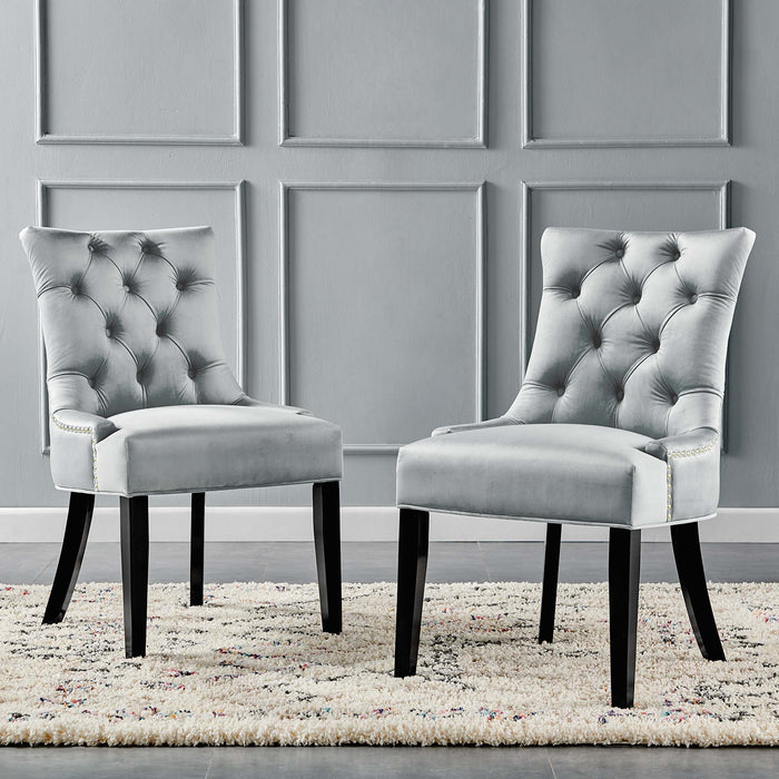 Modway Regent Tufted Performance Velvet Dining Side Chairs - Set of 2 - View 10