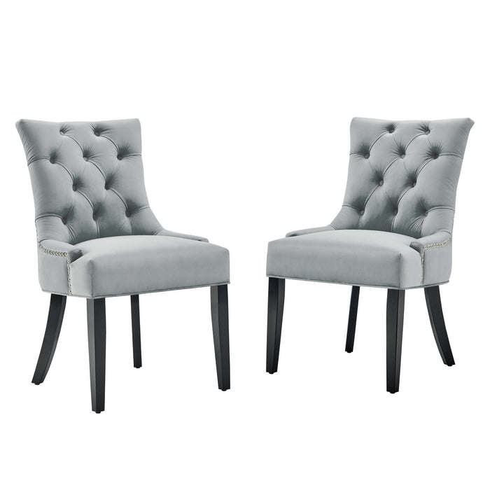 Modway Regent Tufted Performance Velvet Dining Side Chairs - Set of 2 - View 11