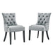 Modway Regent Tufted Performance Velvet Dining Side Chairs - Set of 2 - View 11