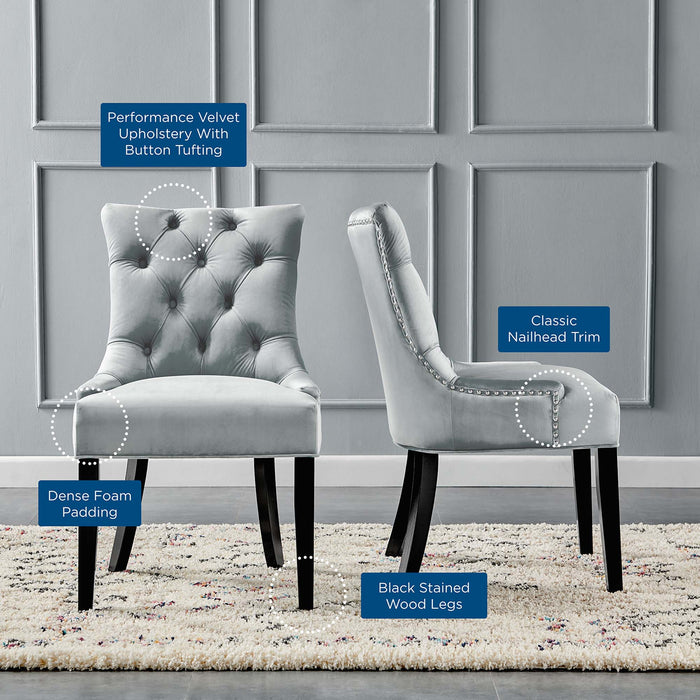 Modway Regent Tufted Performance Velvet Dining Side Chairs - Set of 2 - View 14