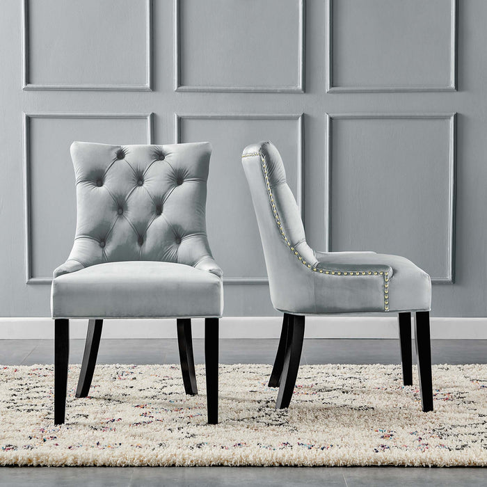 Modway Regent Tufted Performance Velvet Dining Side Chairs - Set of 2 - View 12