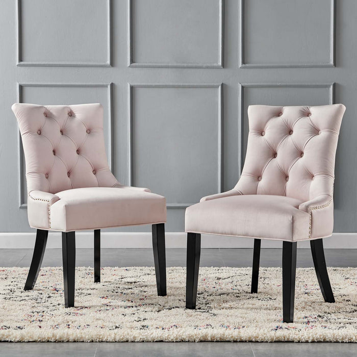 Modway Regent Tufted Performance Velvet Dining Side Chairs - Set of 2 - View 23