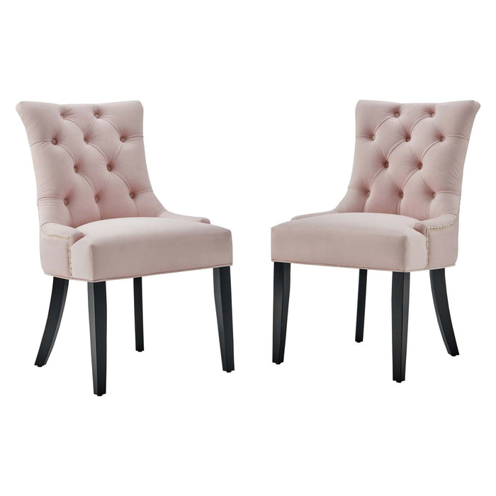 Modway Regent Tufted Performance Velvet Dining Side Chairs - Set of 2 - View 20