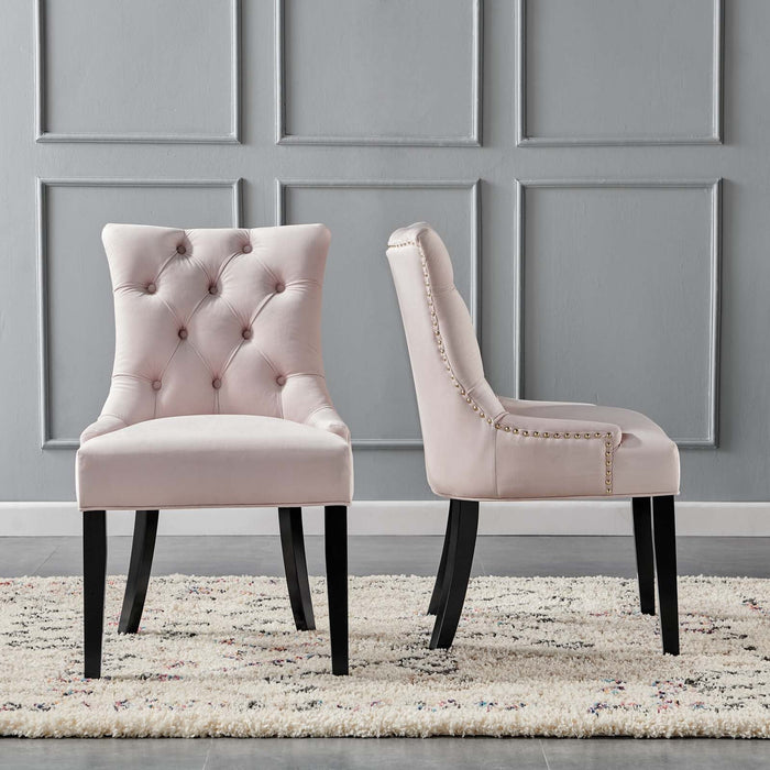 Modway Regent Tufted Performance Velvet Dining Side Chairs - Set of 2 - View 27