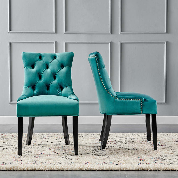 Modway Regent Tufted Performance Velvet Dining Side Chairs - Set of 2 - View 30