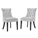 Modway Regent Tufted Performance Velvet Dining Side Chairs - Set of 2 - View 40