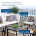 Riverside 5 Piece Outdoor Patio Aluminum Set by Modway - side view