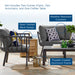 Riverside 5 Piece Outdoor Patio Aluminum Set by Modway - view 18