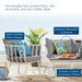 Riverside 5 Piece Outdoor Patio Aluminum Set outdoor patio furniture set