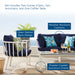 Riverside 5 Piece Outdoor Patio Aluminum Set outdoor patio furniture set