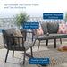 Riverside 4 Piece Outdoor Patio Aluminum Set by Modway - view 16