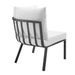 Riverside 4 Piece Outdoor Patio Aluminum Set outdoor patio furniture set lifestyle shot