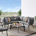 Riverside 6 Piece Outdoor Patio Aluminum Set by Modway - front view