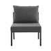 Riverside 6 Piece Outdoor Patio Aluminum Set by Modway - interior view
