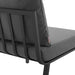 Riverside 6 Piece Outdoor Patio Aluminum Set by Modway - control panel detail