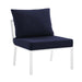 Riverside 6 Piece Outdoor Patio Aluminum Set outdoor patio furniture set detail close-up