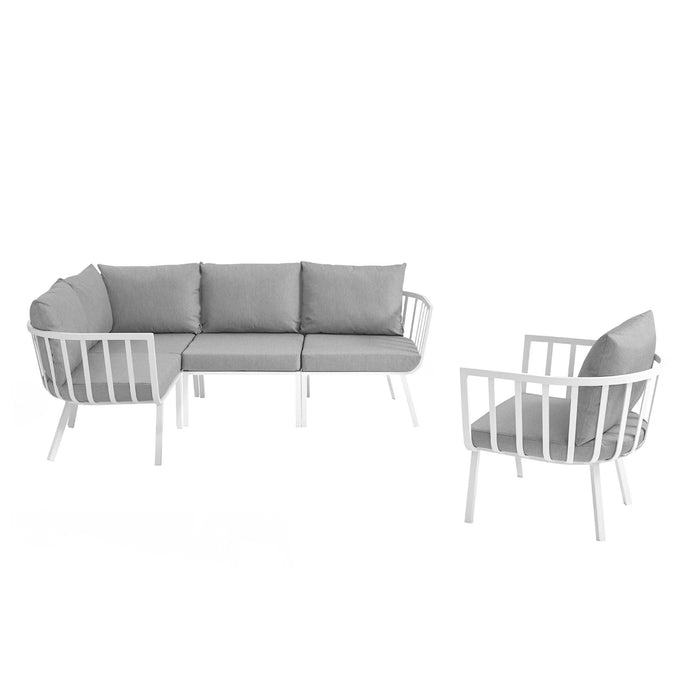 Modway Riverside 5 Piece Outdoor Patio Aluminum Set - View 70