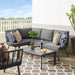 Riverside 5 Piece Outdoor Patio Aluminum Set by Modway - front view