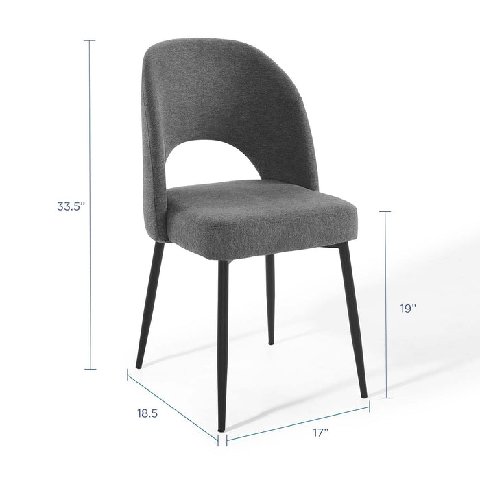 Modway Rouse Upholstered Fabric Dining Side Chair - View 11