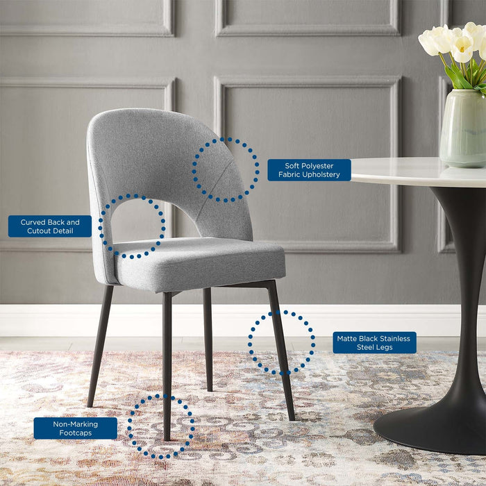 Modway Rouse Upholstered Fabric Dining Side Chair - View 20