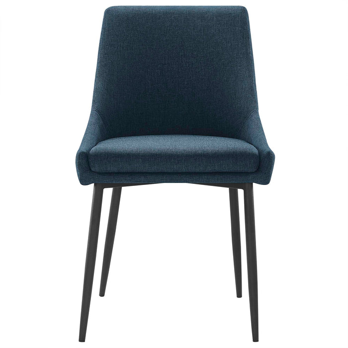 Viscount Upholstered Fabric Dining Chairs Set of 2