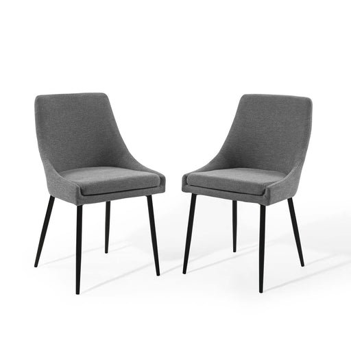 Modway Viscount Upholstered Fabric Dining Chairs Set of 2 - View 45