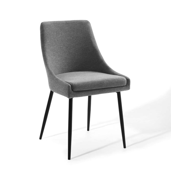 Viscount Upholstered Fabric Dining Chairs Set of 2