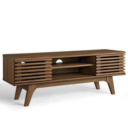 Modway Render 46" Media Console TV Stand Living Room Furniture in Brown