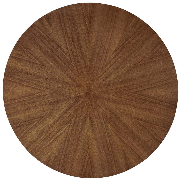 Crossroads 47" Round Wood Dining Table - Mid-Century Modern Design for Stylish Gatherings at Home