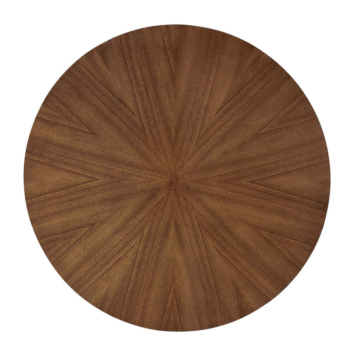 Crossroads 47" Round Wood Dining Table - Mid-Century Modern Design for Stylish Gatherings at Home