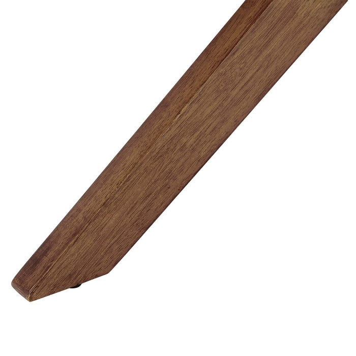 Crossroads 47" Round Wood Dining Table - Mid-Century Modern Design for Stylish Gatherings at Home