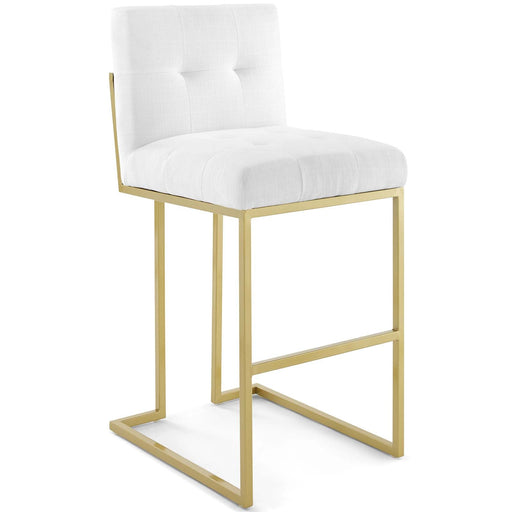 Modway Privy Gold Stainless Steel Upholstered Fabric Bar Stool Living Room Furniture - View 23