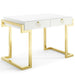 Modway Ring Office Desk in White