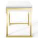 Modway Ring Office Desk in White - Detail View
