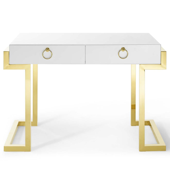 Modway Ring Office Desk - Lifestyle View