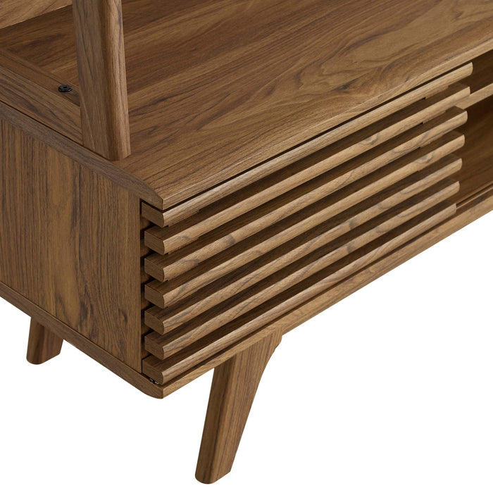 Modway Render TV Stand Entertainment Center Living Room Furniture - Dimensions