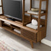 Modway Render TV Stand Entertainment Center Living Room Furniture in Brown - Detail View