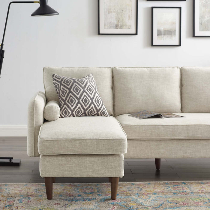 Revive Upholstered Right or Left Sectional Sofa Beige