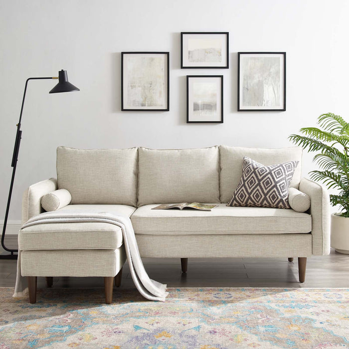 Revive Upholstered Right or Left Sectional Sofa Beige