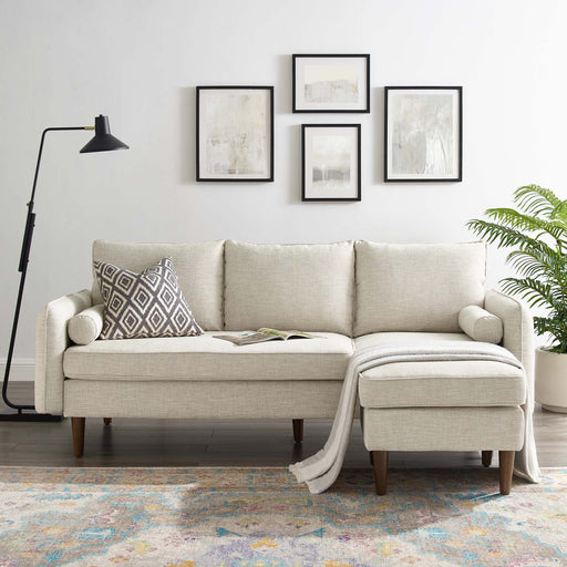 Revive Upholstered Right or Left Sectional Sofa Beige