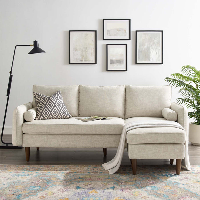 Revive Upholstered Right or Left Sectional Sofa Beige