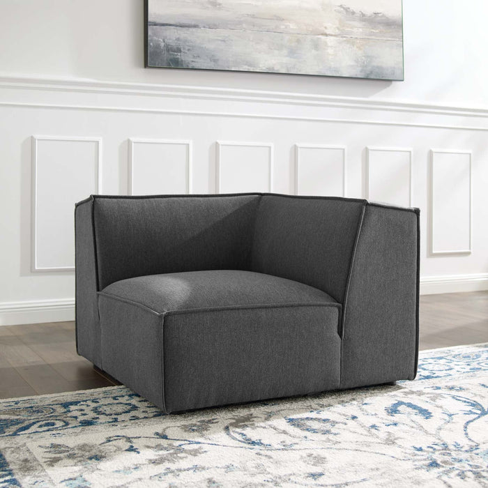 Restore Upholstered Fabric Sectional Sofa Corner Chair - Stylish, Comfortable, and Durable Design