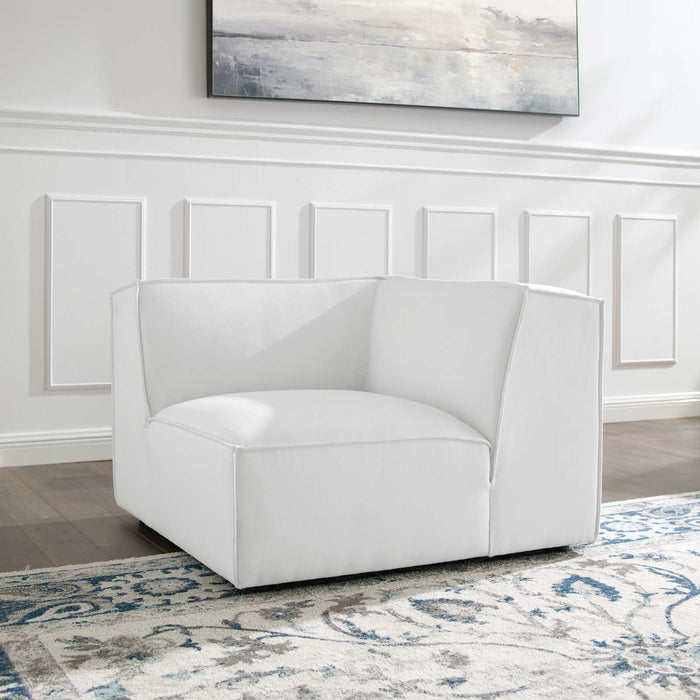 Restore Upholstered Fabric Sectional Sofa Corner Chair - Stylish, Comfortable, and Durable Design