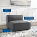 Restore Sectional Sofa Armless Chair - detail close-up