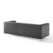 Mesmer Channel Tufted Button Performance Velvet Sofa - view 7