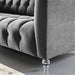 Mesmer Channel Tufted Button Performance Velvet Sofa - view 5
