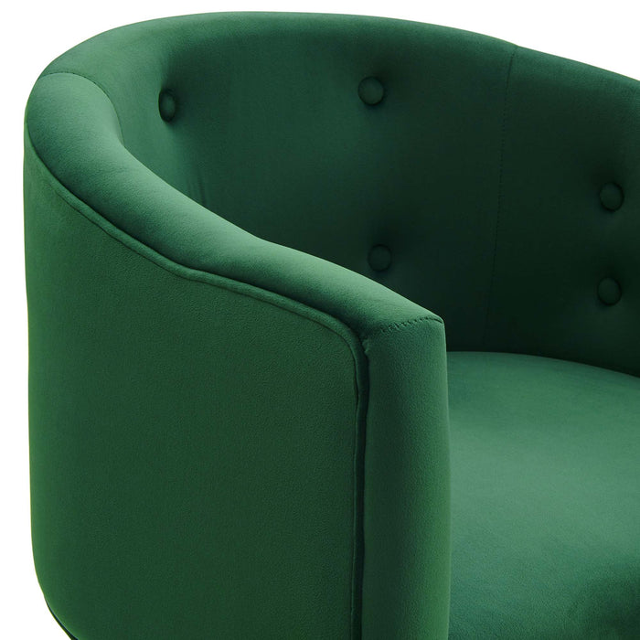 Modway Savour Tufted Performance Velvet Accent Chair Living Room Furniture - View 14