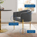 Modway Savour Tufted Performance Velvet Accent Chair Living Room Furniture - View 16