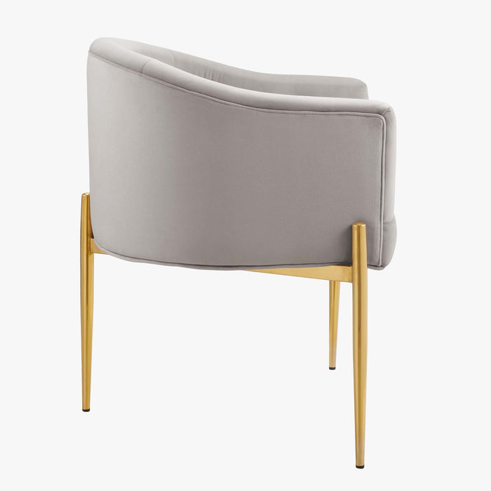 Modway Savour Tufted Performance Velvet Accent Chair Living Room Furniture - View 25