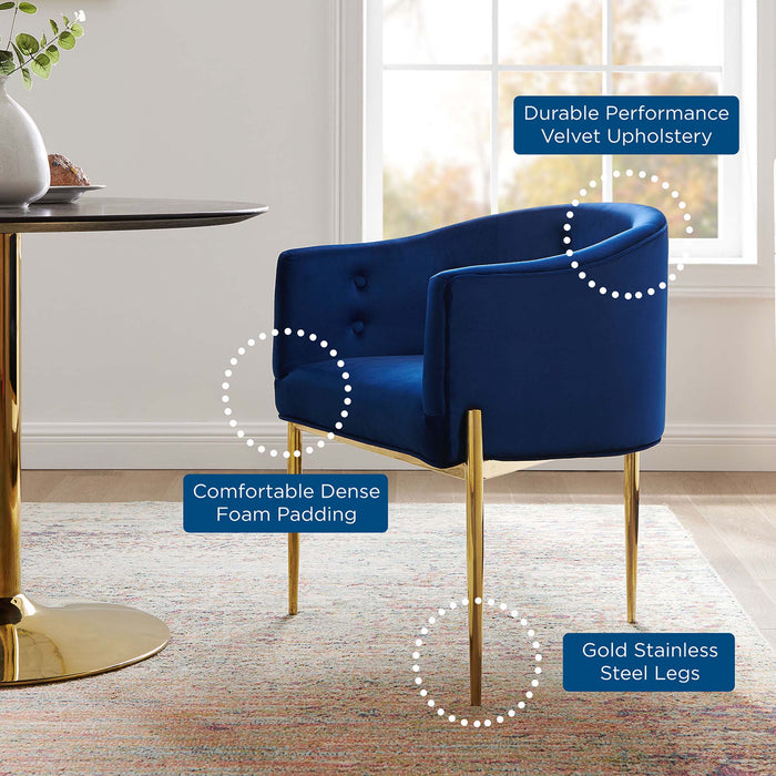 Modway Savour Tufted Performance Velvet Accent Chair Living Room Furniture - View 31
